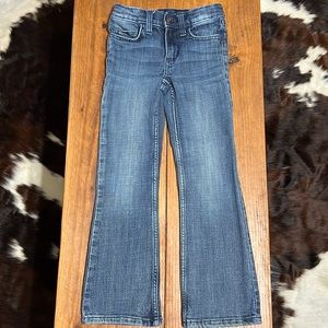 Little Girl’s Wrangler Jeans, Size 7 Slim, stretch/boot cut